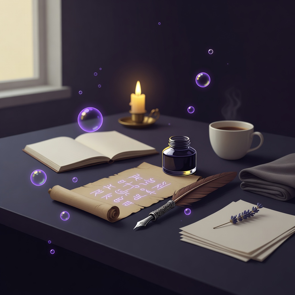 AtlanticNote workshop update — magical parchment scroll